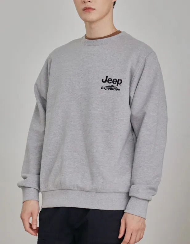 JEEP  |Unisex Street Style Logo Sweatshirts