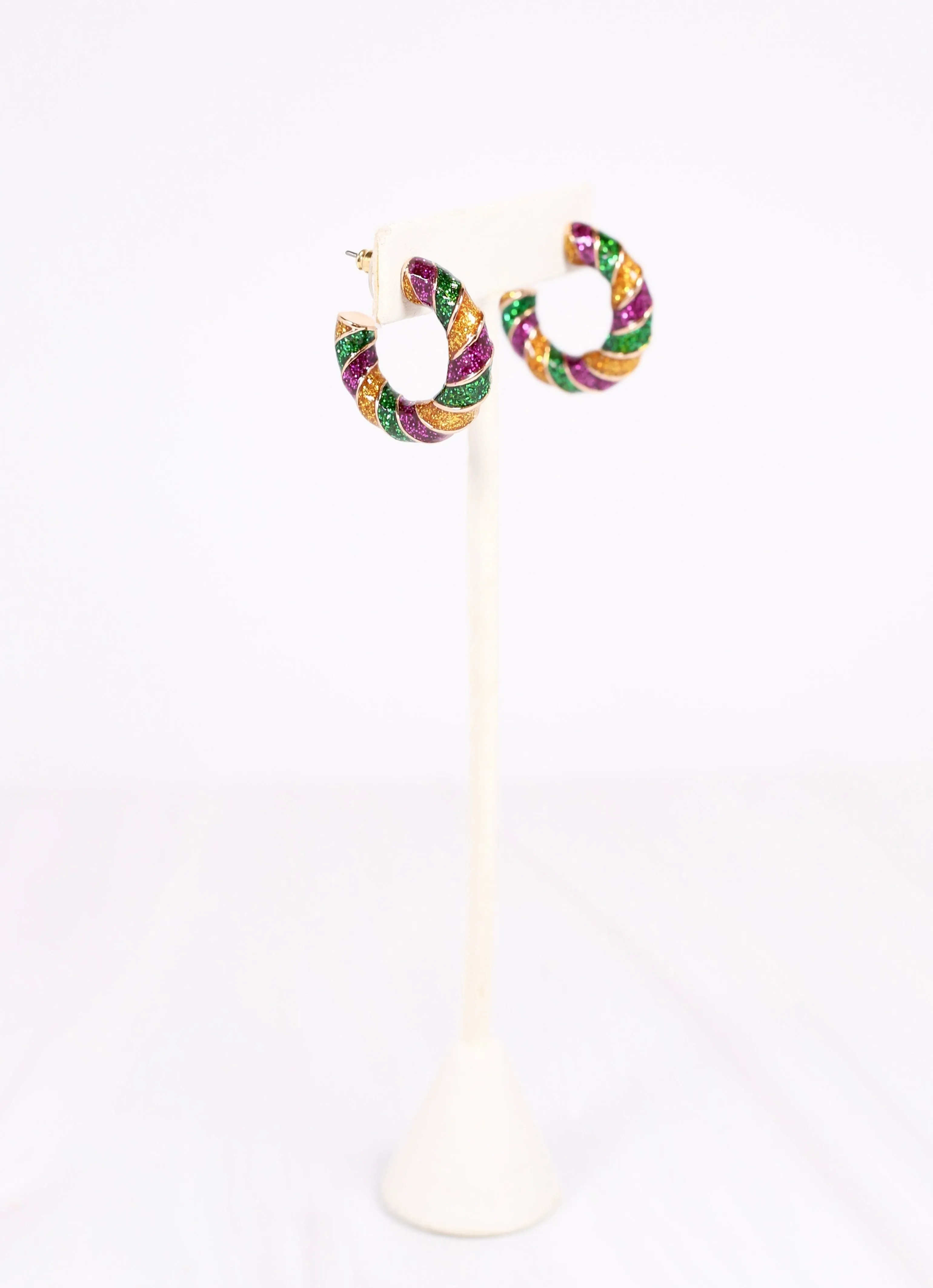 Jefferson Twisted Hoop Earring MULTI