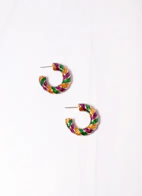 Jefferson Twisted Hoop Earring MULTI