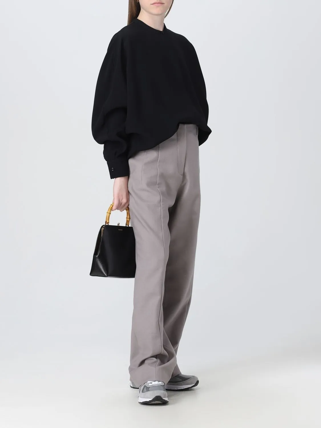 Jil Sander  |Casual Style Street Style Long Sleeves Plain Office Style