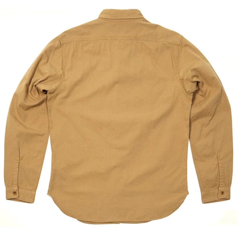 J.S. Homestead Vintage Twill 2 Pocket Work ShirtBeige