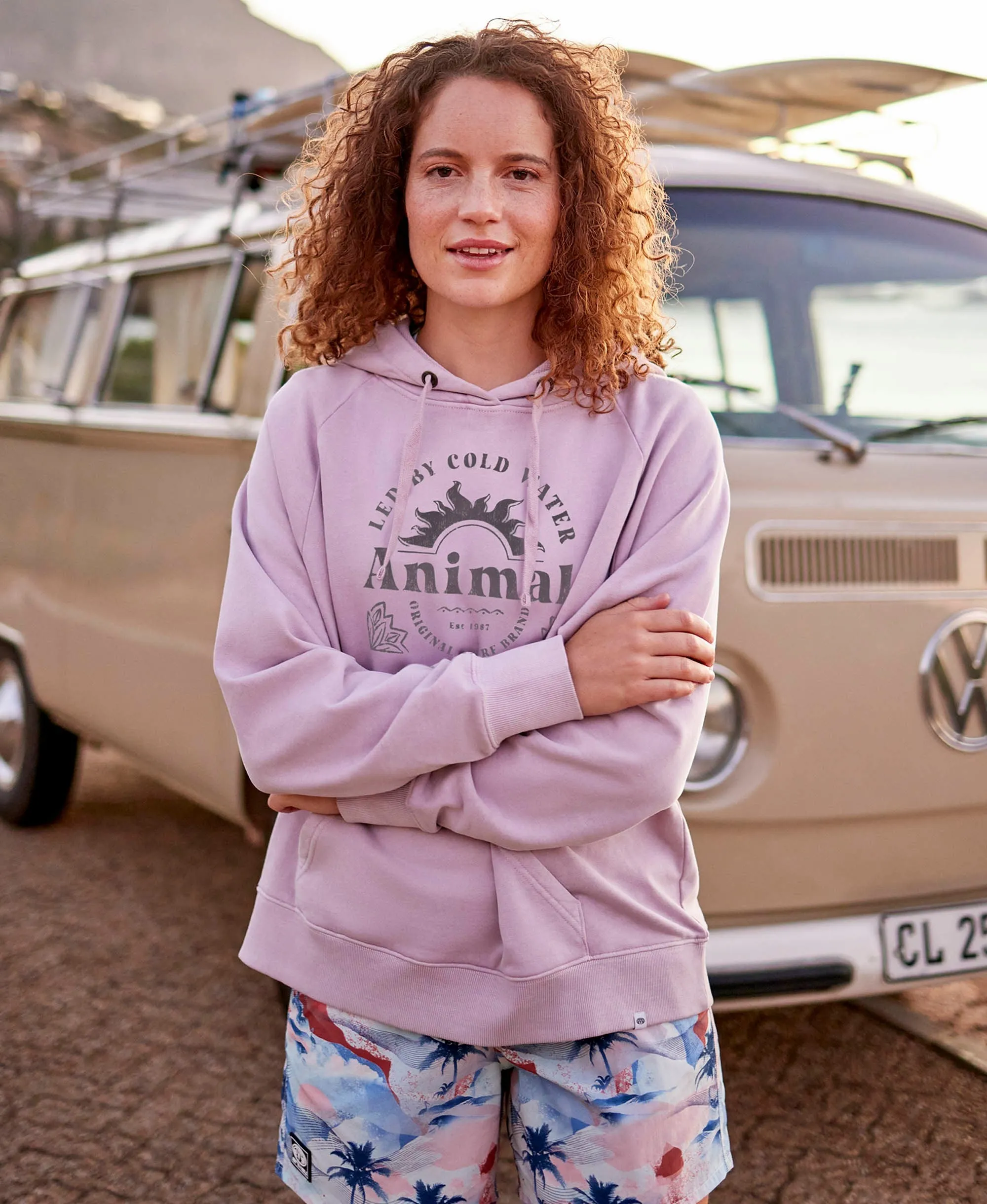 Kaya Womens Hoodie - Lilac