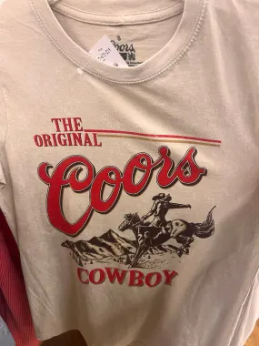 Ladies Orginal Coors Cowboy Tee