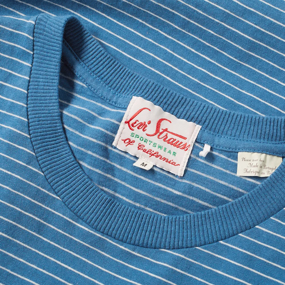 Levi's Vintage Clothing 1950s Sportswear TeeBlue Stripe