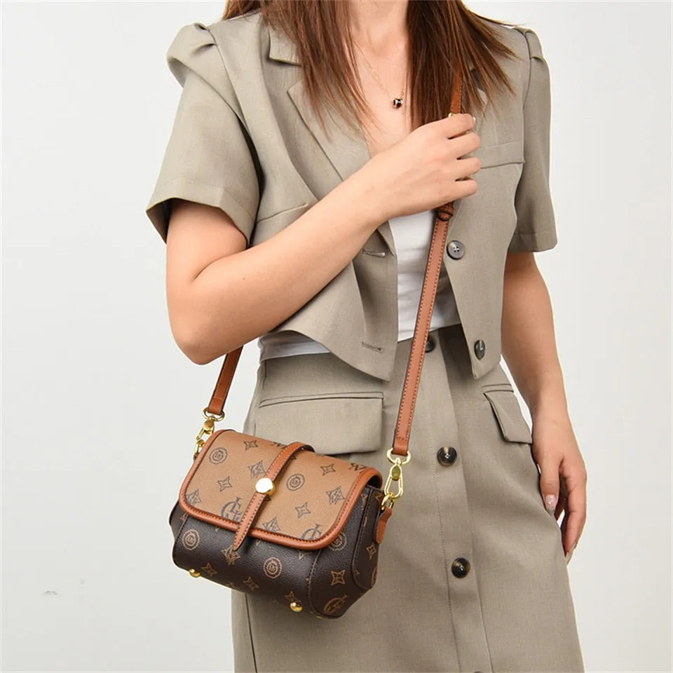 Luxury Paneled Pattern Designer Crossbody Small Handbags for Women