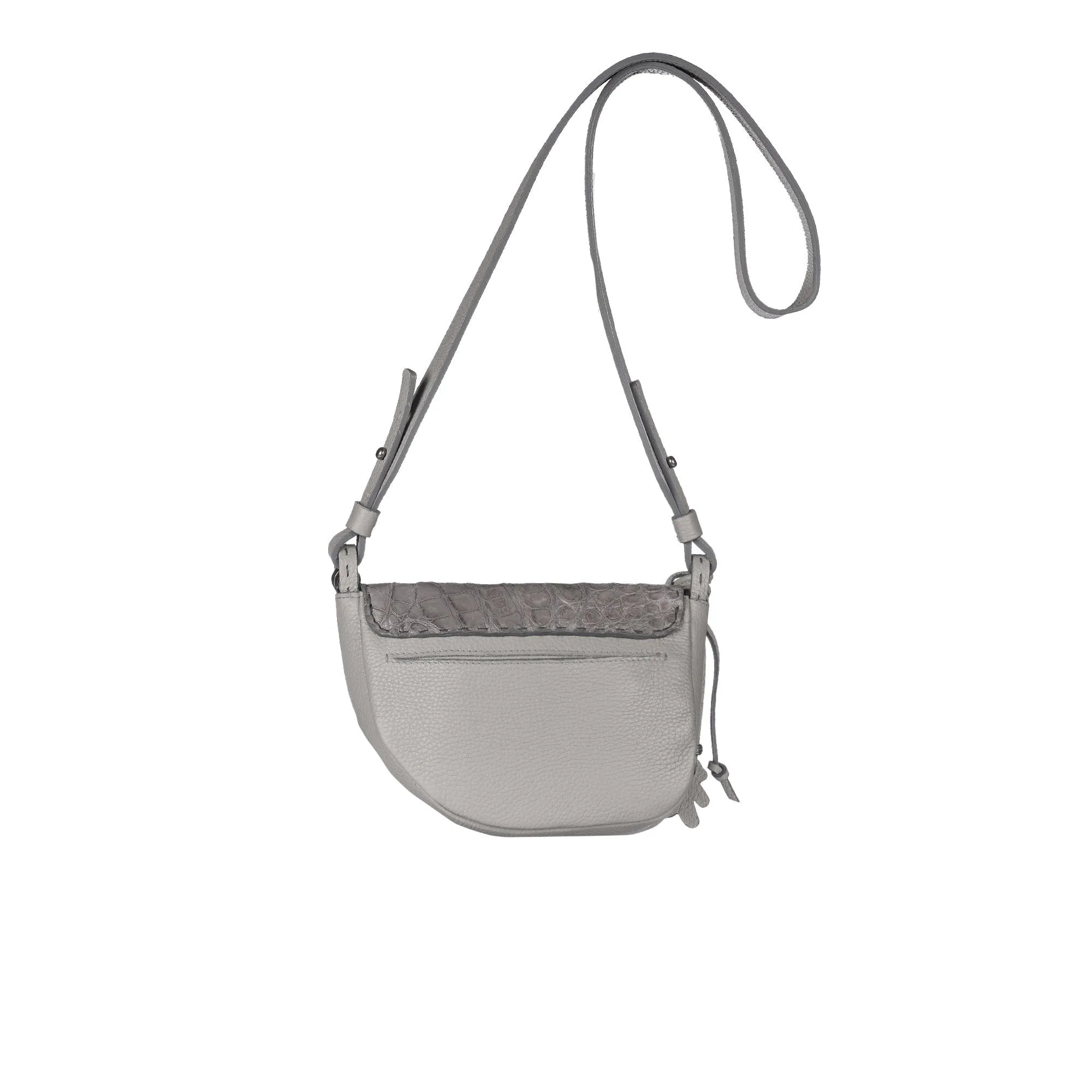 Marinella S Muflone Croco Grey