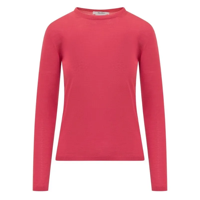 MaxMara  |Casual Style Wool Long Sleeves Plain Office Style