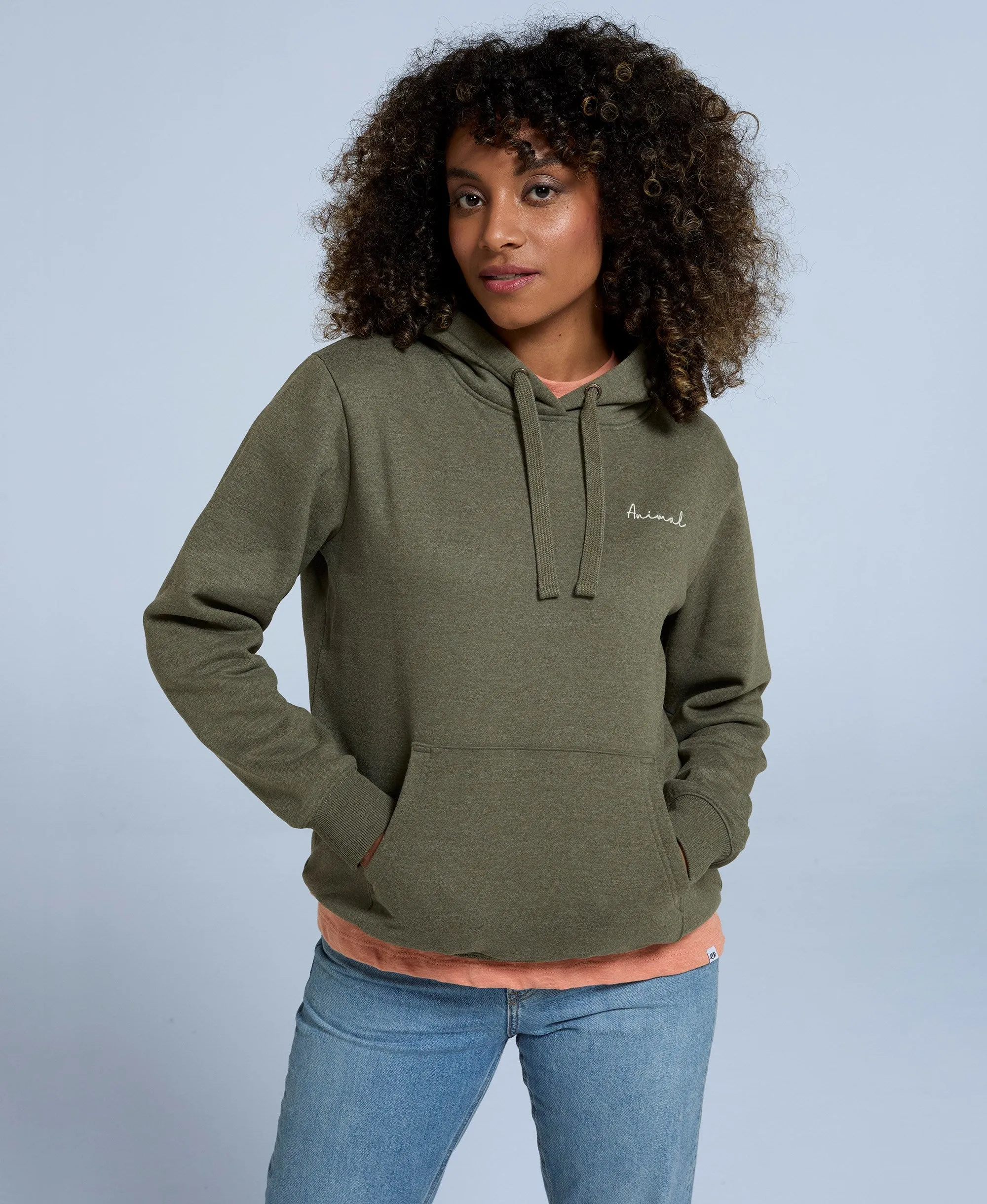 Maya Womens Hoodie - Light Khaki