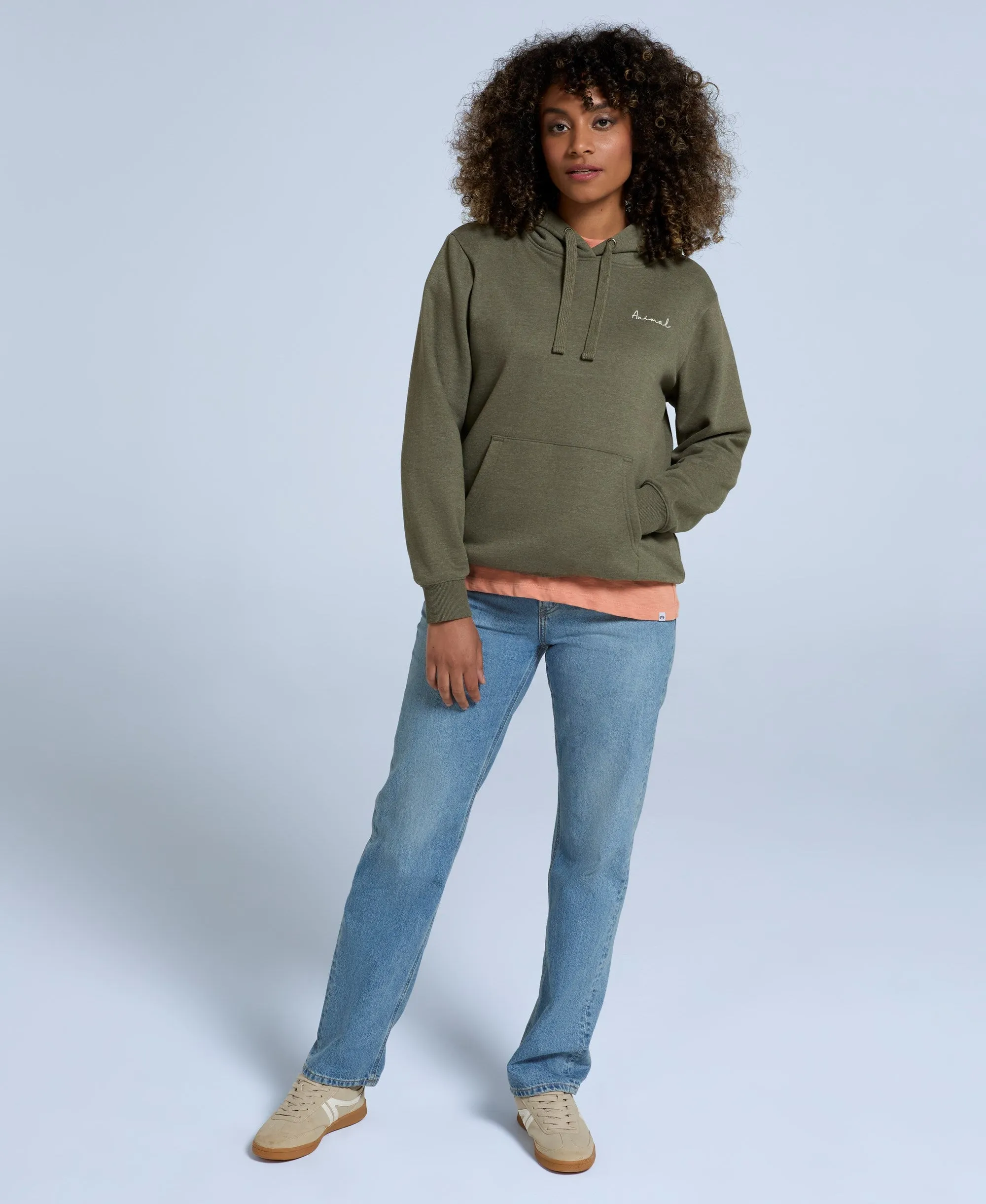 Maya Womens Hoodie - Light Khaki