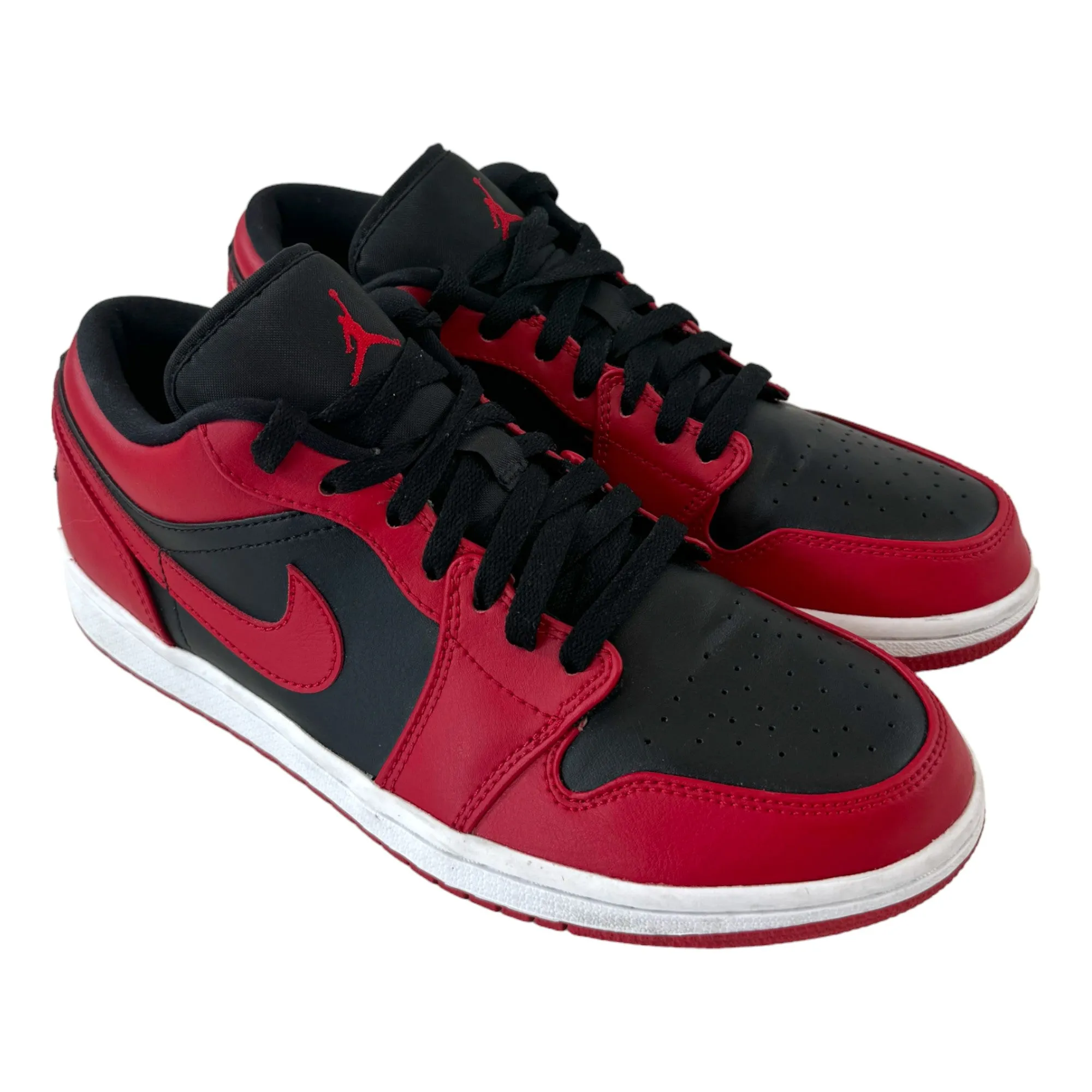 Men's Air Jordan 1 Low Trainers Red Size EU 41 / UK 7