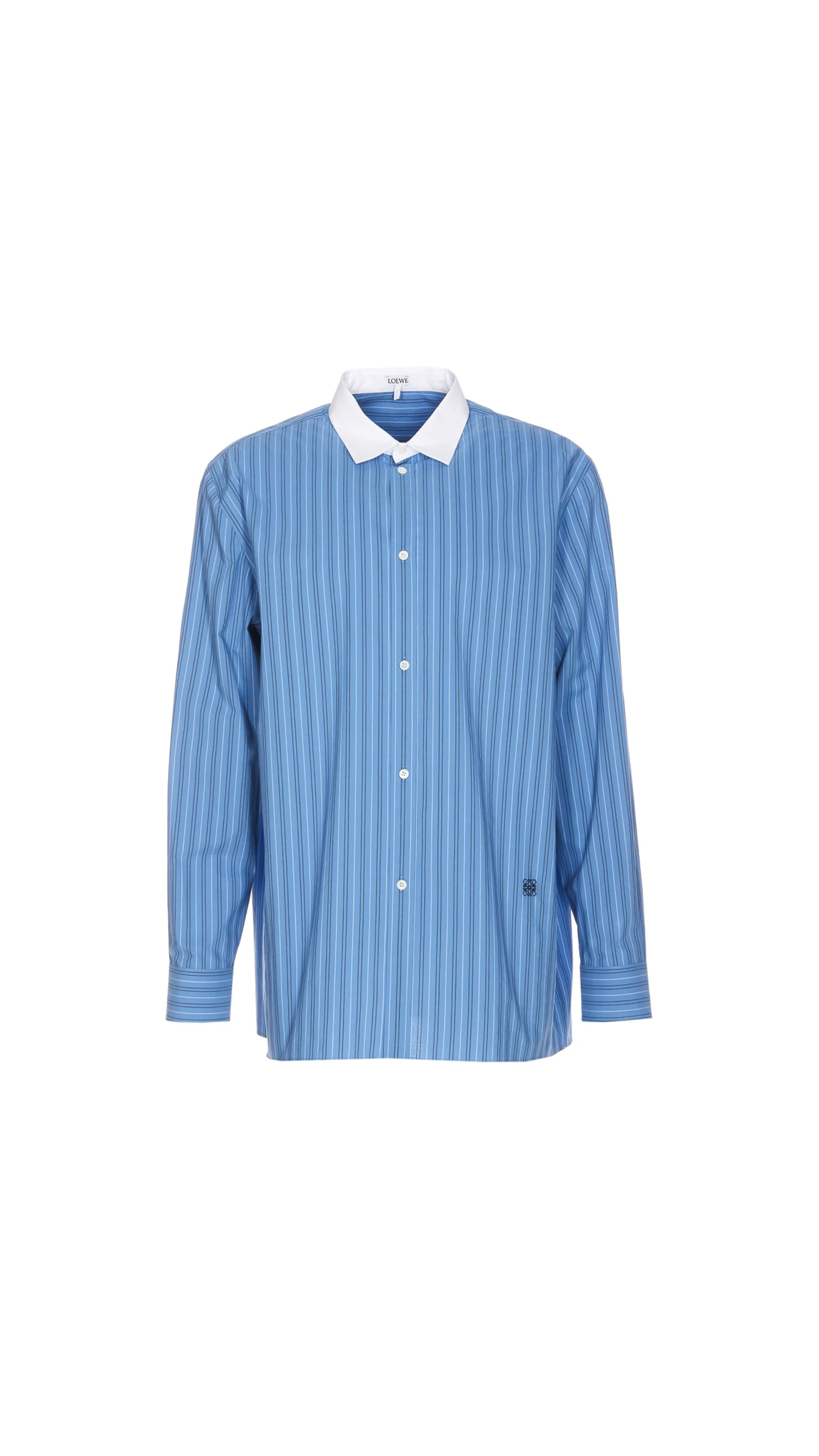 Mini Anagram Logo Shirt - Blue