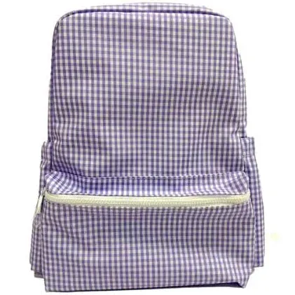 MINI BACKER - gingham lavender