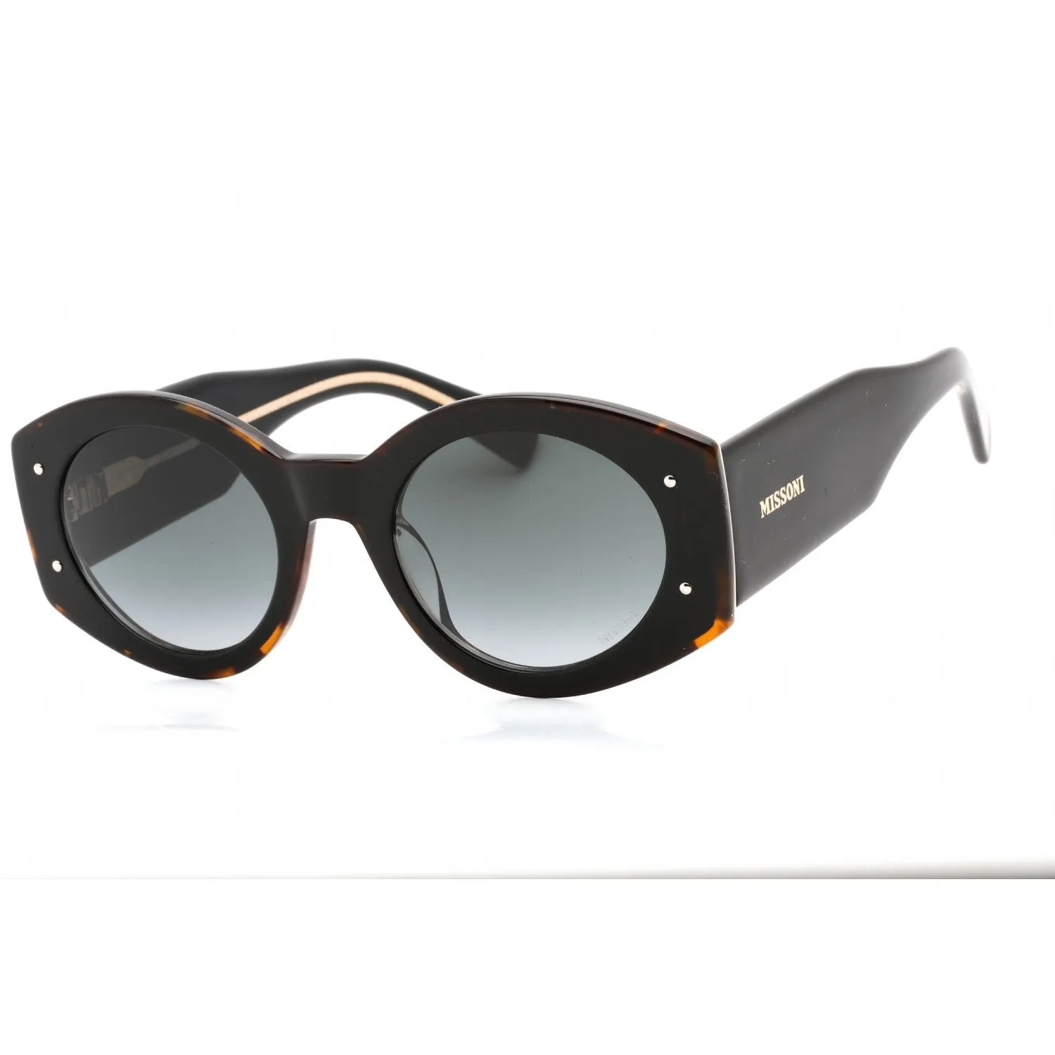 Missoni MIS 0064/S Sunglasses Black Havana / Dark Grey shaded Women's