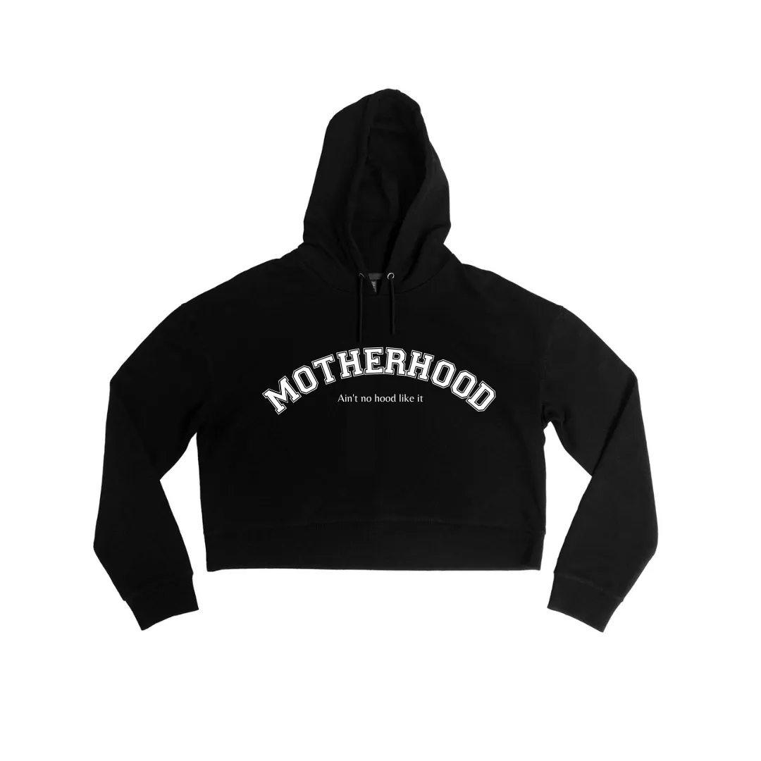 MLW By Design - Motherhood Adult Crop Hoodie | Various Colours