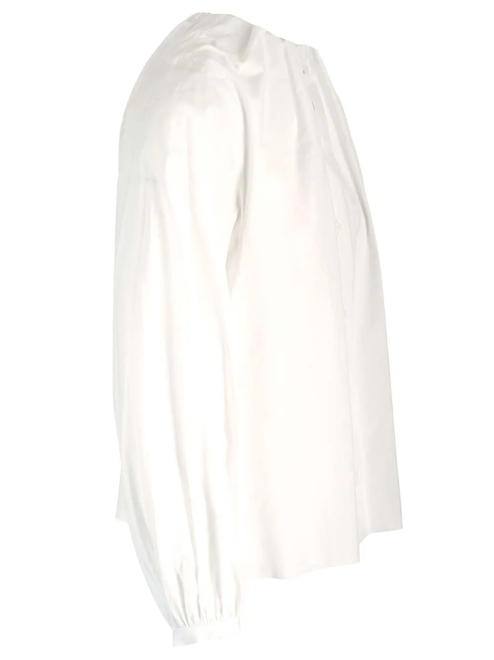 MM6 Maison Margiela  |Casual Style Cropped Plain Cotton Office Style Puff Sleeves