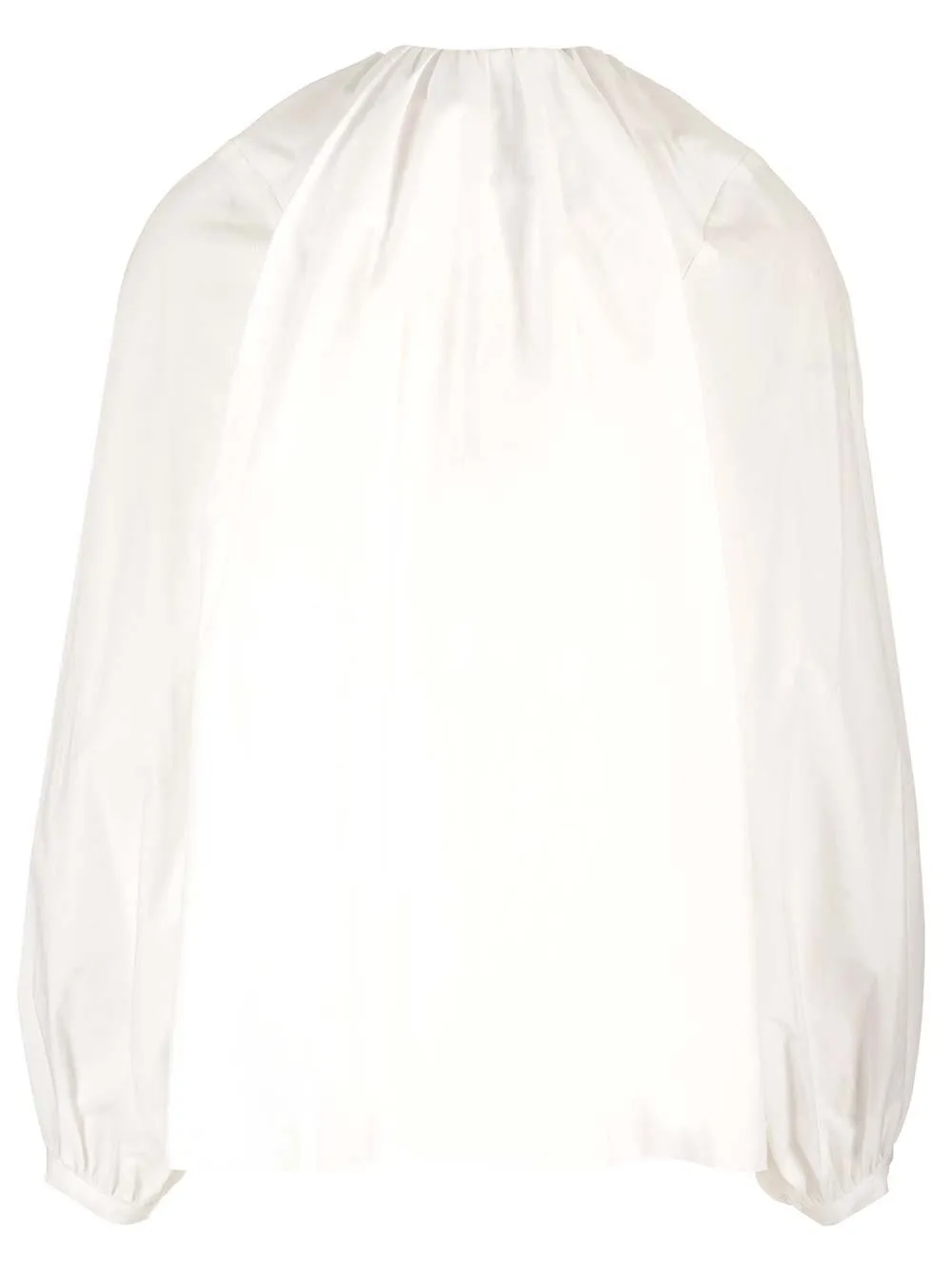 MM6 Maison Margiela  |Casual Style Cropped Plain Cotton Office Style Puff Sleeves