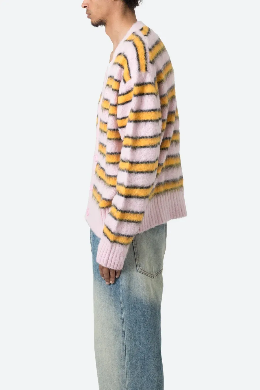 MNML  |Stripes Unisex Street Style Cardigans