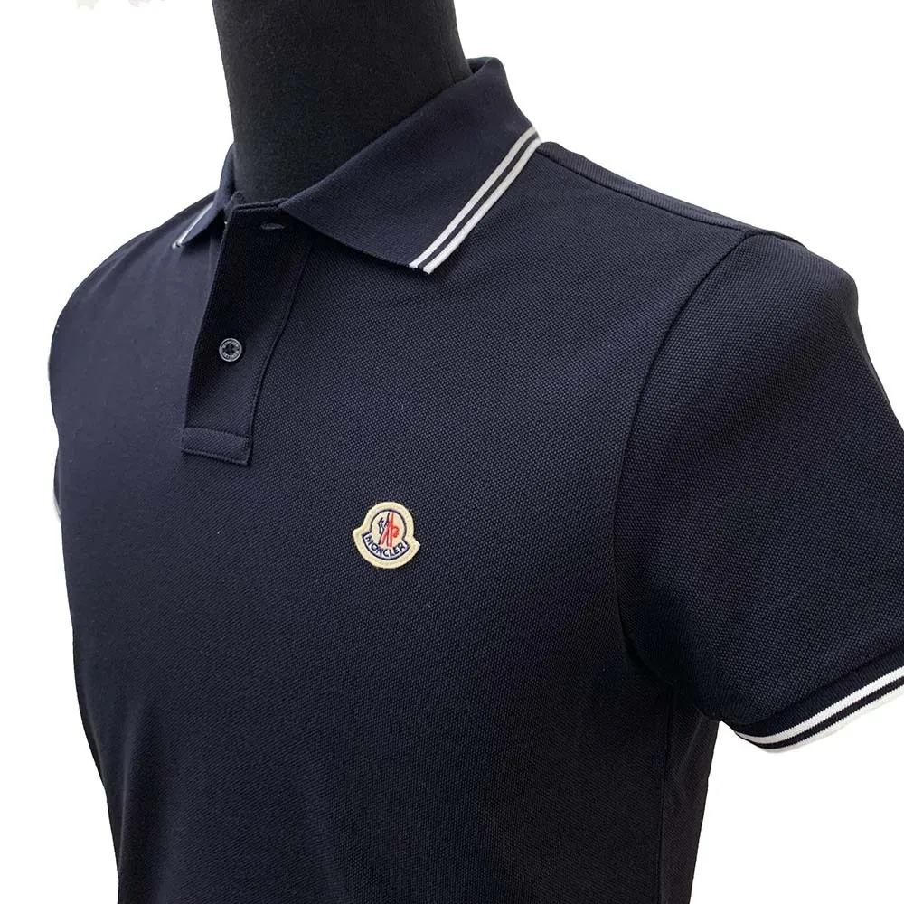 MONCLER  |Unisex Cotton Short Sleeves Logo Polos