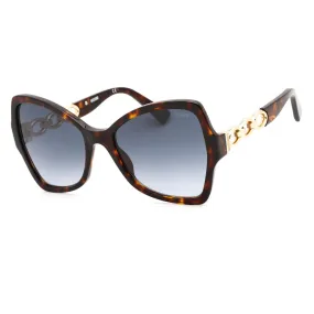 Moschino MOS099/S Sunglasses HVN/DARK GREY SF Women's