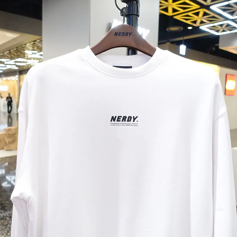 NERDY  |Unisex Street Style Logo Korean Origin Trending Brands