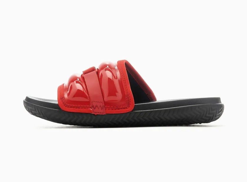 Nike Jordan Super Play Slide University Red White Pomegranate Black DM1683-601