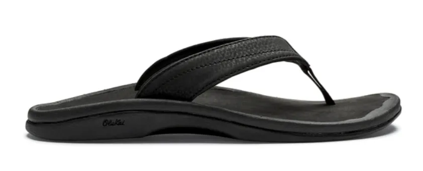 OluKai Womens Ohana Sandal- Black