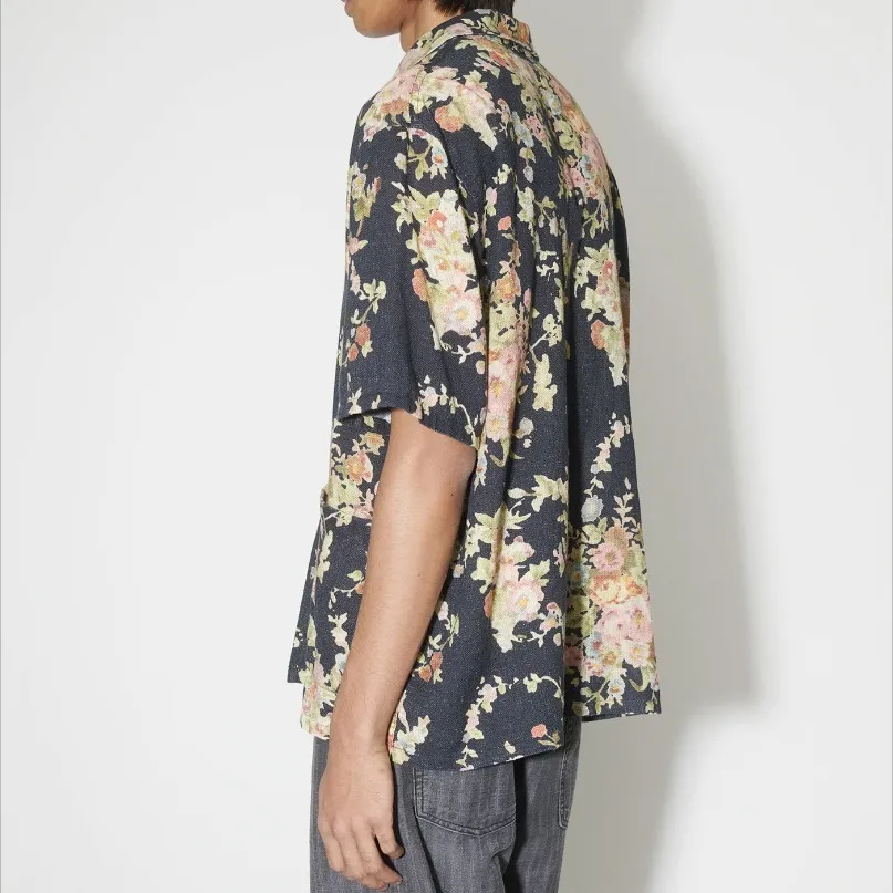 OUR LEGACY  |Flower Patterns Unisex Cotton Short Sleeves Shirts