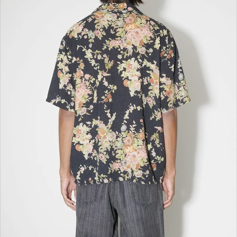 OUR LEGACY  |Flower Patterns Unisex Cotton Short Sleeves Shirts