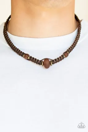 Paparazzi Necklace ~ Maui Beach - Brown