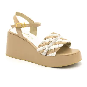 Patent wedge sandal