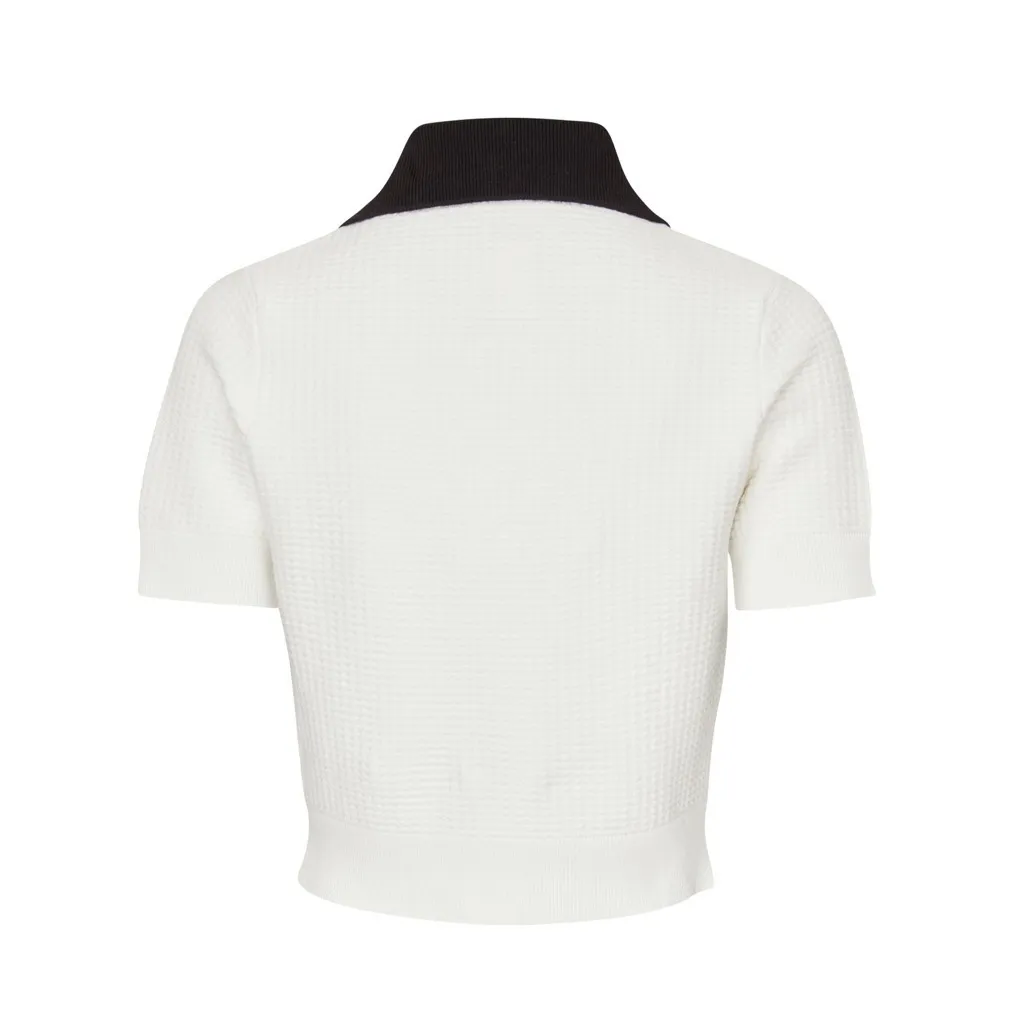 PATOU  |Casual Style Short Sleeves Office Style Elegant Style