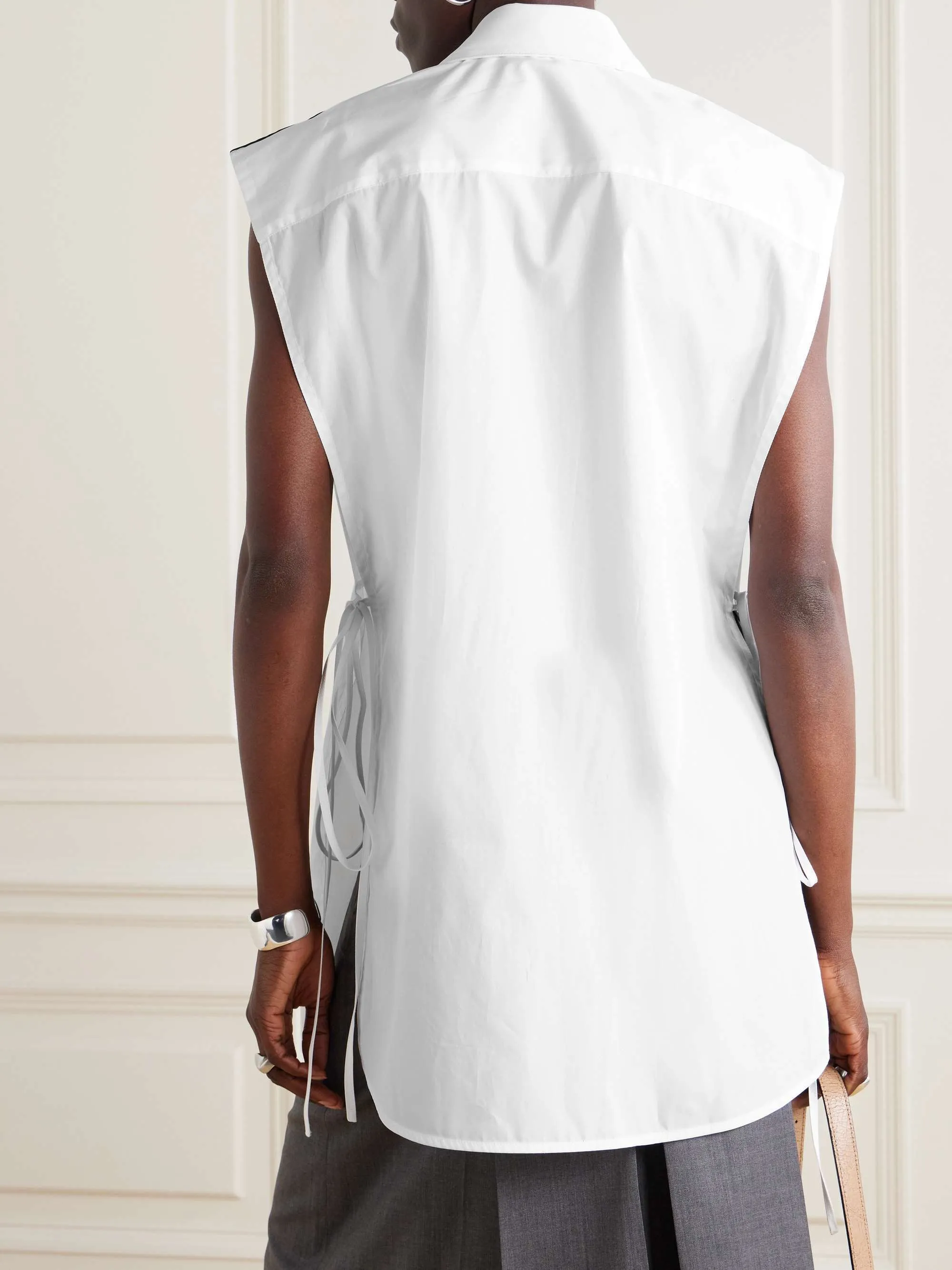 PETER DO  |Casual Style Sleeveless Plain Cotton Party Style