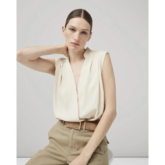 rag & bone  |Casual Style Plain Short Sleeves Office Style Formal Style