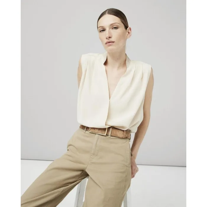 rag & bone  |Casual Style Plain Short Sleeves Office Style Formal Style