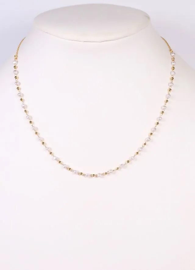 Rubenstein Pearl Necklace GOLD