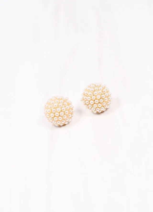 Rudd Pearl Cluster Earring IVORY