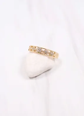 Ryerson CZ Cutout Ring GOLD