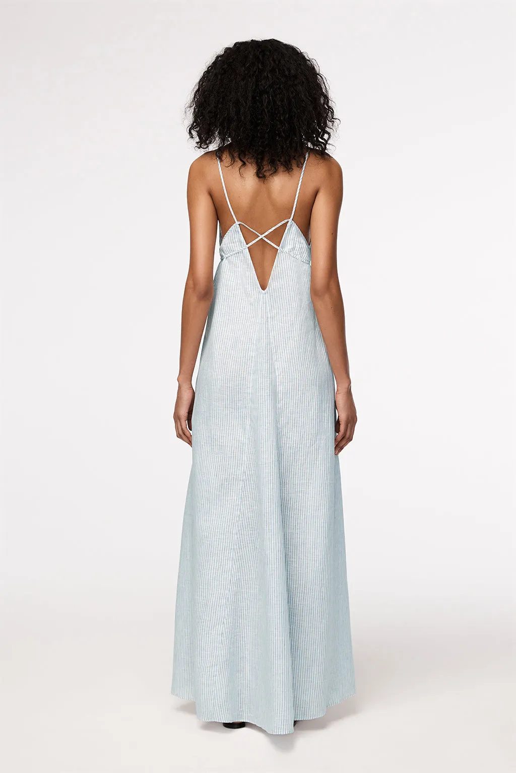 Seamed Slip Dress