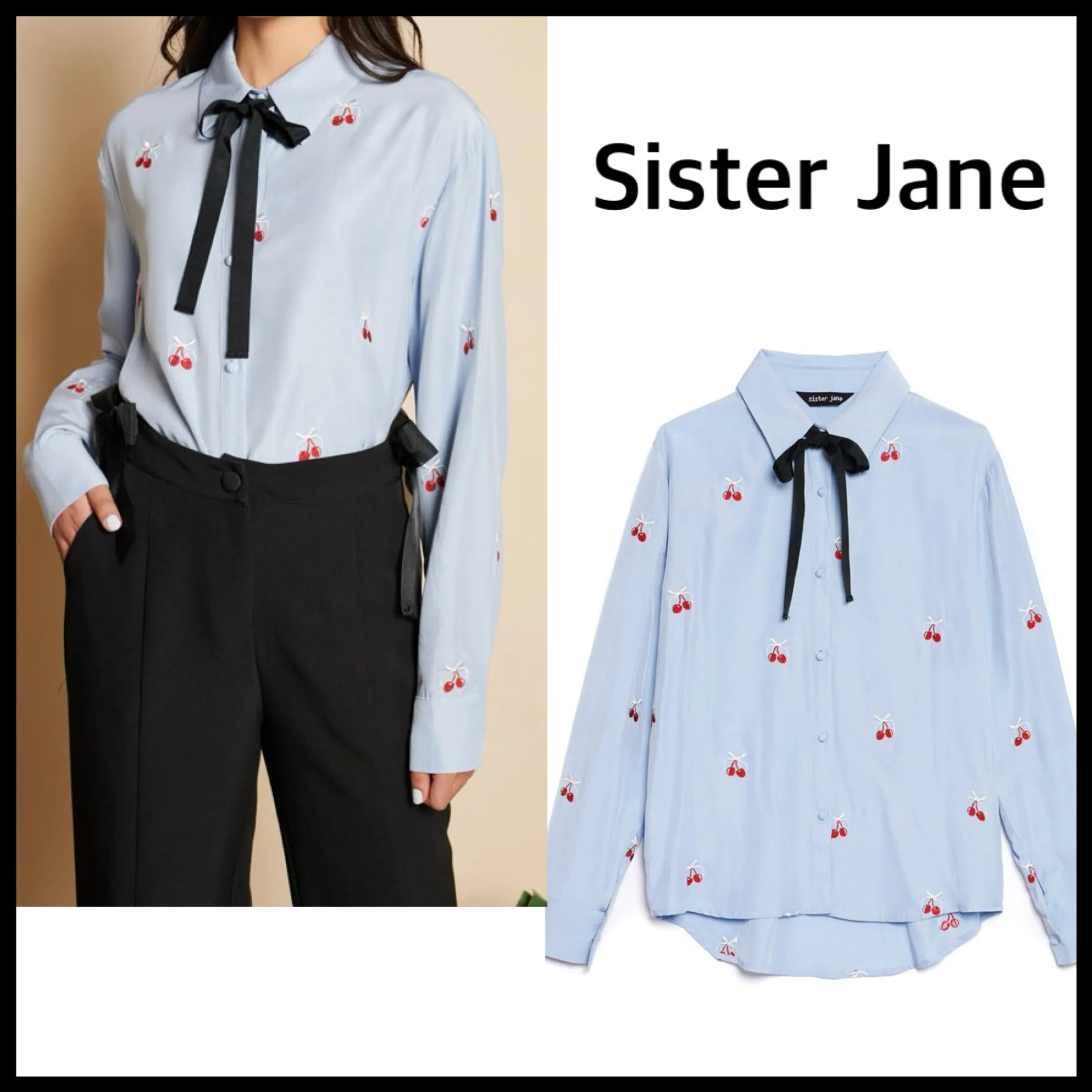 Sister Jane  |Casual Style Long Sleeves Party Style Office Style