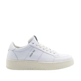 Sneakers basket in pelle bianca