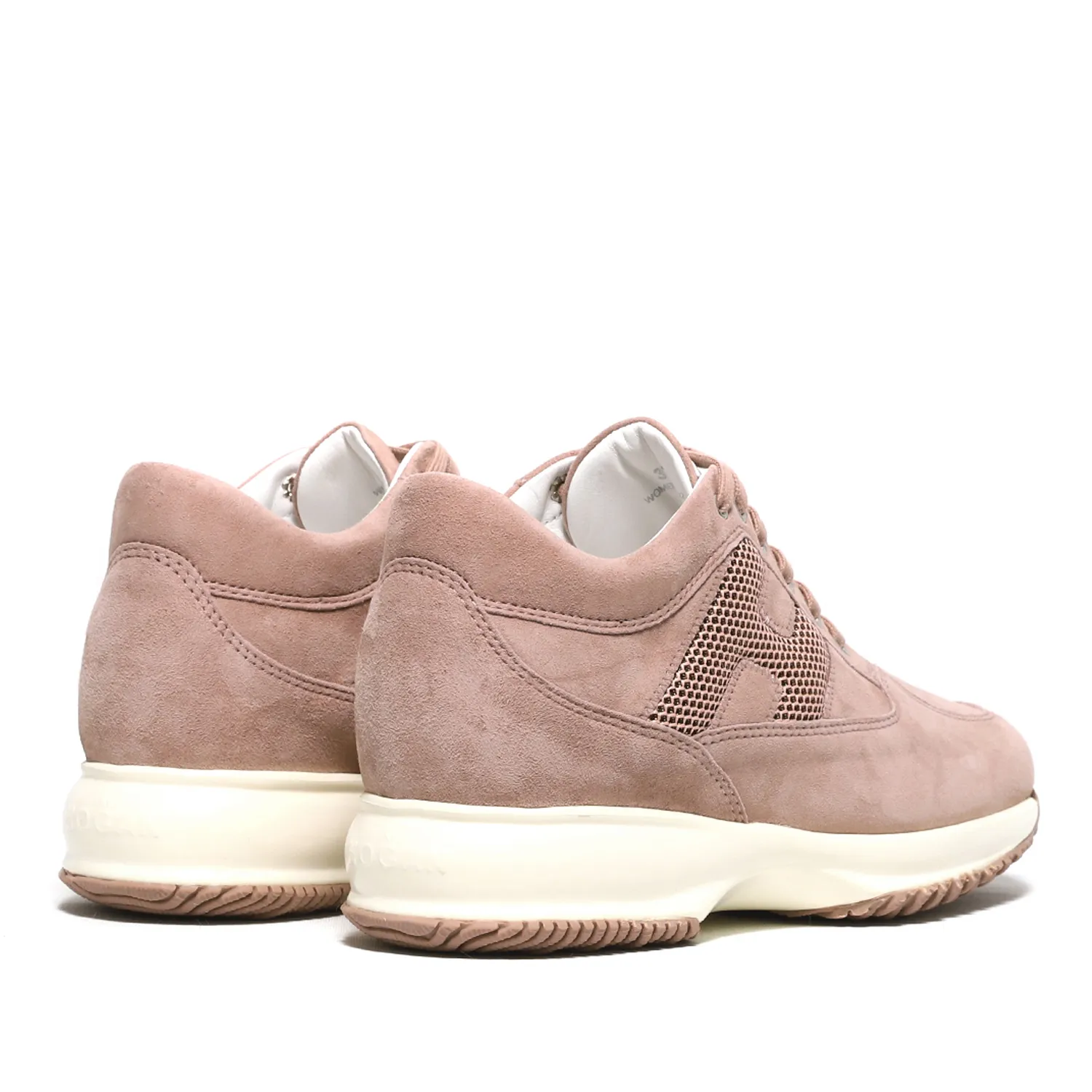 Sneakers Interactive in suede rosa