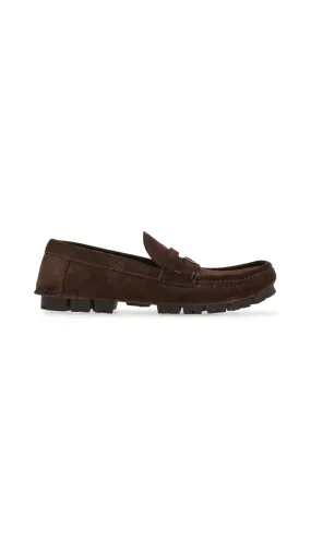 Suede Driving Loafer - Testa di Moro