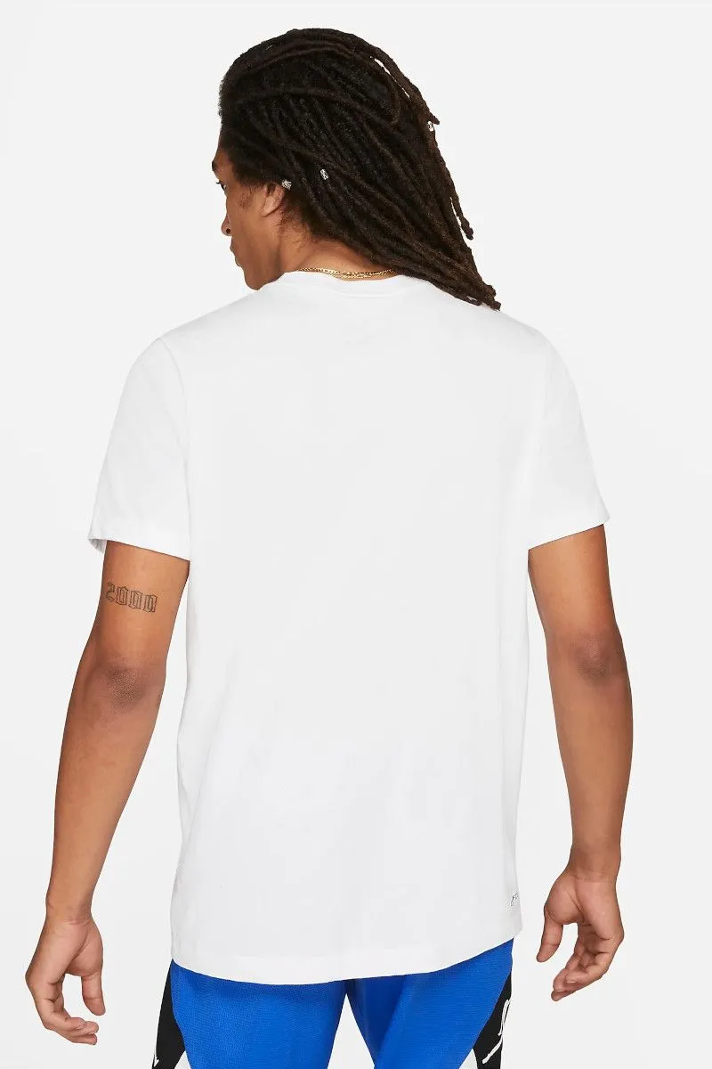 T-shirt Jordan uomo Bianco