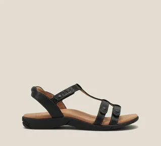 Taos Womens Trophy 2 Lightweight Back Strap Sandal- Black