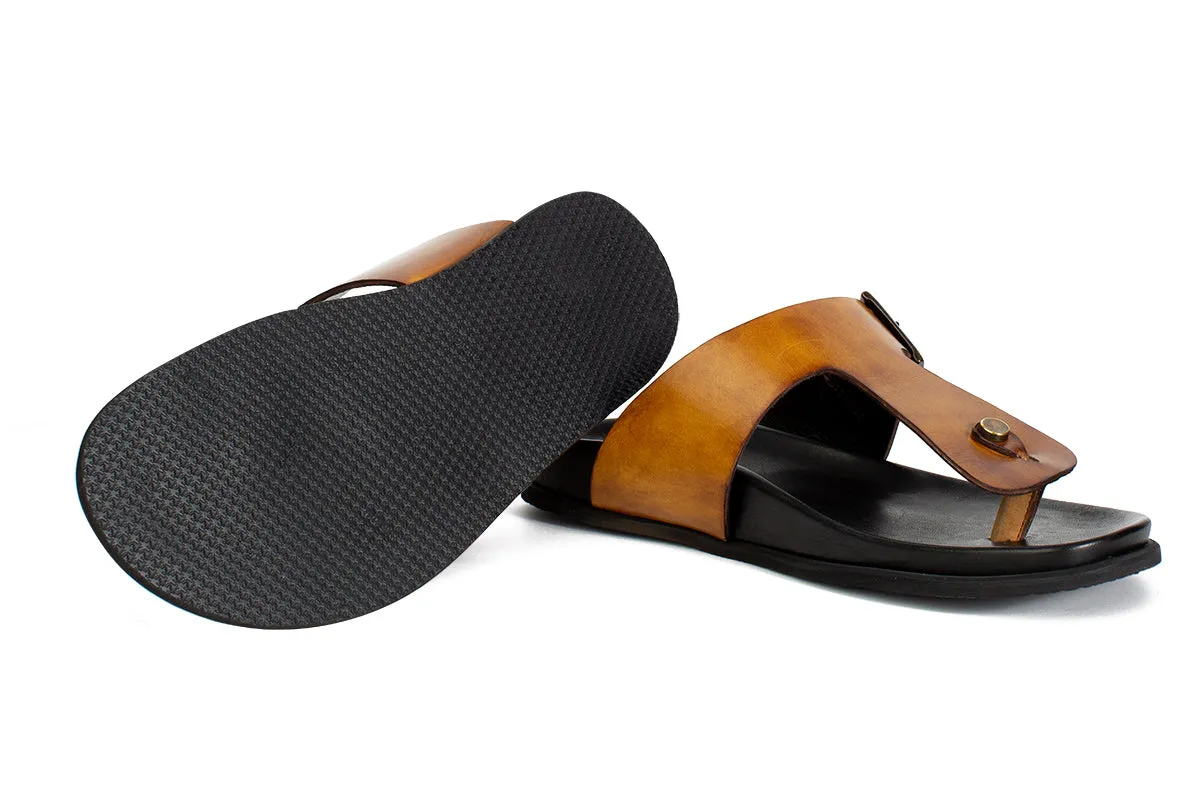 The Crusoe Sandal - Tobacco