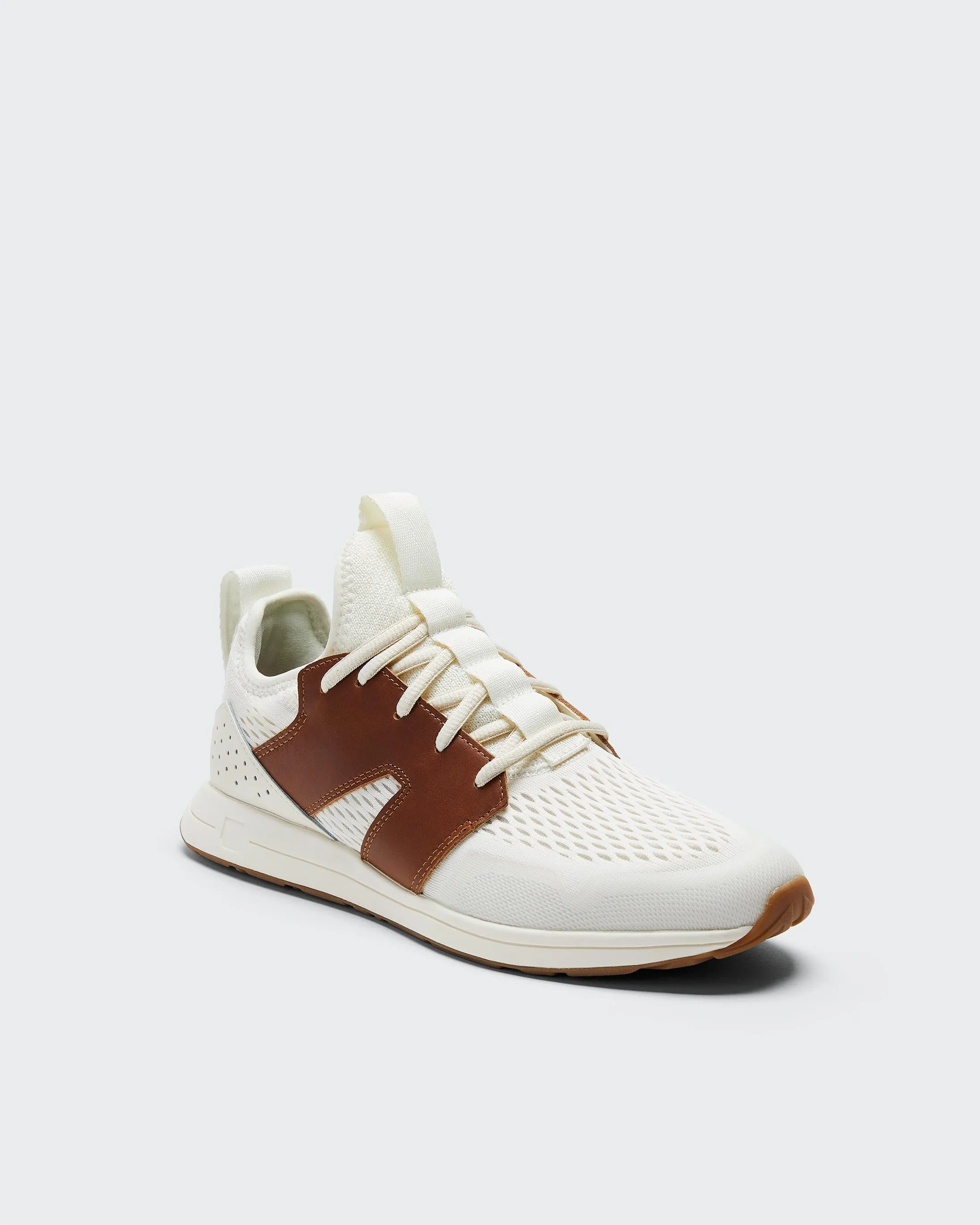 The Frank Trainer / Mesh / Bone & Tan