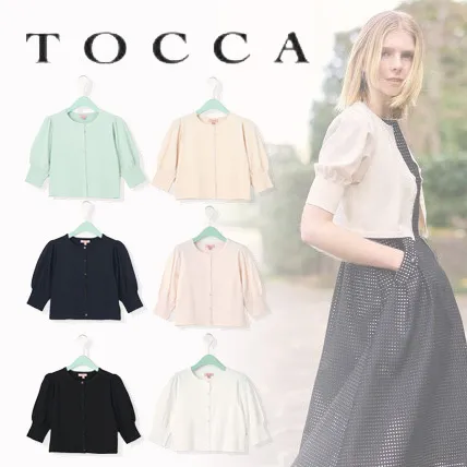 TOCCA  |Casual Style Unisex Street Style Plain Short Sleeves