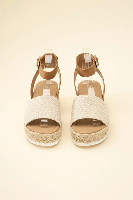 TOPIC ESPADRILLE ANKLE STRAP SANDALS