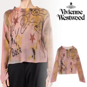 Vivienne Westwood  |Casual Style Street Style Long Sleeves Plain Cotton