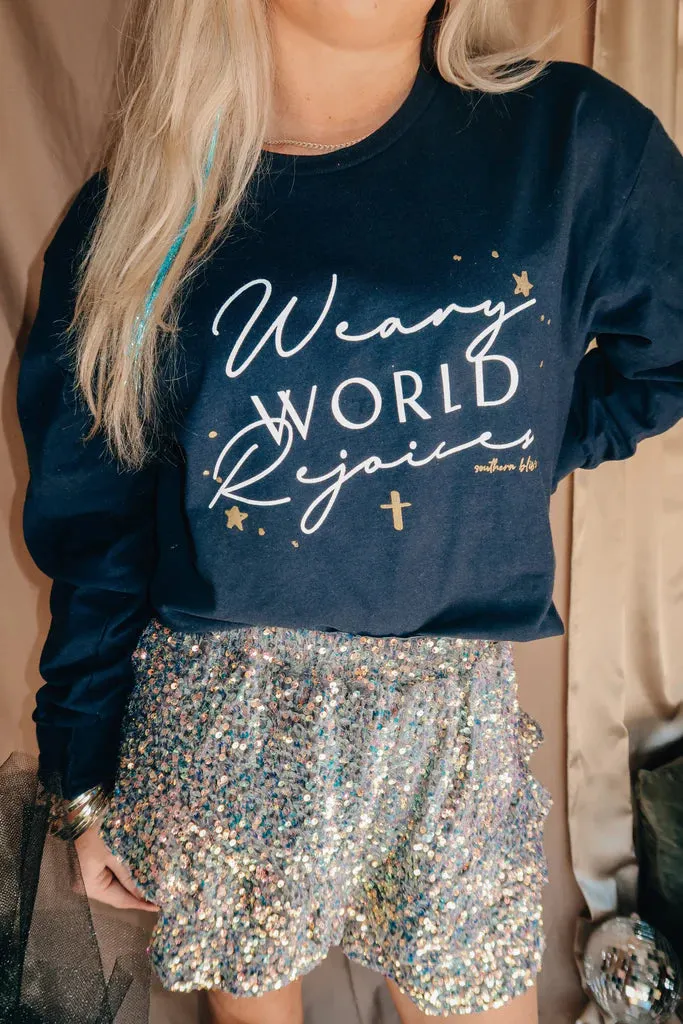 Weary World Rejoices Long Sleeve Tee